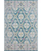 Closeout! Lr Home Heirloom HRL81460 7'9" x 9'9" Area Rug - Silver