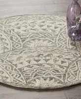 Lr Home Radiance RDC54087 6' x 6' Round Area Rug