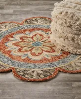 Closeout! Lr Home Radiance RDC54091 6' x 6' Round Area Rug