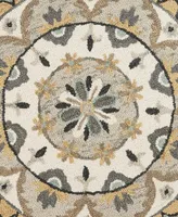 Lr Home Radiance Rdc-100 6' x 6' Round Area Rug