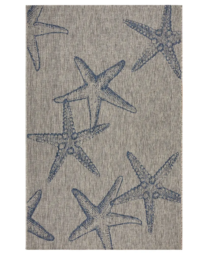 Lr Home Nassau NASS81019 7'9" x 9'5" Outdoor Area Rug