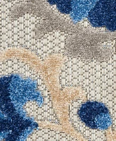 Nourison Home Aloha ALH17 2'3" x 10' Runner Rug