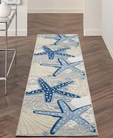 Nourison Home Aloha ALH24 2'3" x 10' Runner Rug