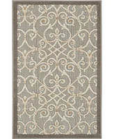 Nourison Home Aloha ALH21 2'8" x 4' Outdoor Area Rug