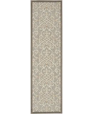 Nourison Home Aloha ALH21 2'3" x 10' Runner Rug