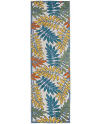 Nourison Home Aloha ALH18 2'3" x 8' Runner Rug