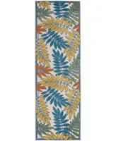 Nourison Home Aloha ALH18 2'3" x 8' Runner Rug