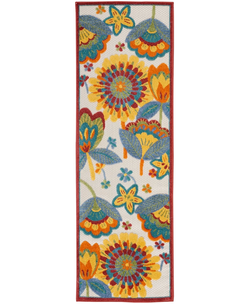 Nourison Home Aloha ALH25 2'3" x 8' Runner Rug