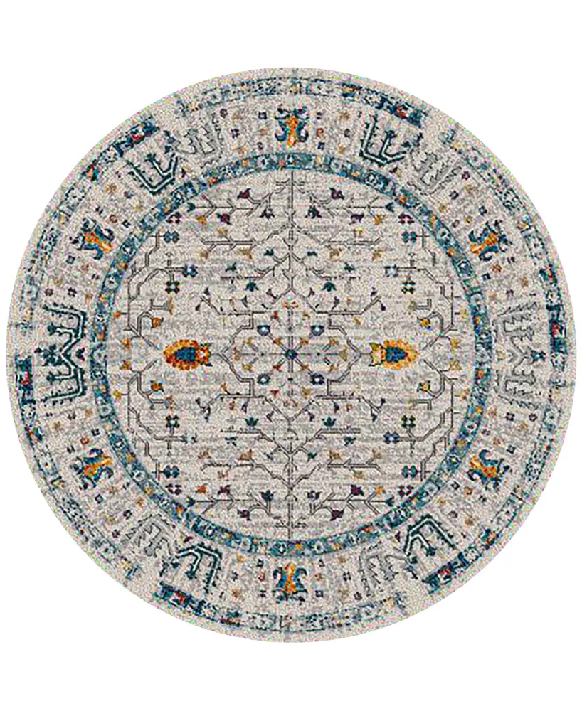 Amer Rugs Montana Dyanne 7'6" x 7'6" Round Area Rug