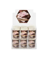 Votive Peppermint Bark 20 Hour Candles Set, 18 Piece