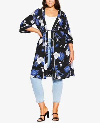 City Chic Plus Size La Fleur Jacket