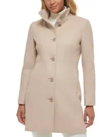 Calvin Klein Womens Petite Walker Coat, Created for Macys