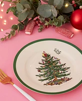 Spode Christmas Tree Dinner Plates, Set of 8