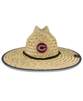 Men's Natural Chicago Bears Nfl Training Camp Official Straw Lifeguard Hat