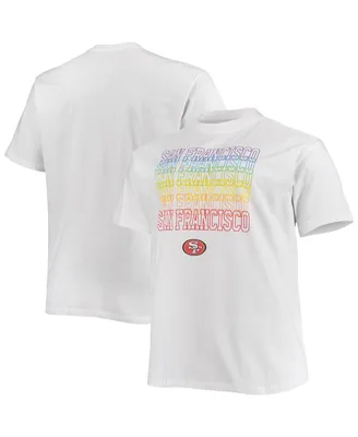 Men's Fanatics White San Francisco 49ers Big and Tall City Pride T-shirt