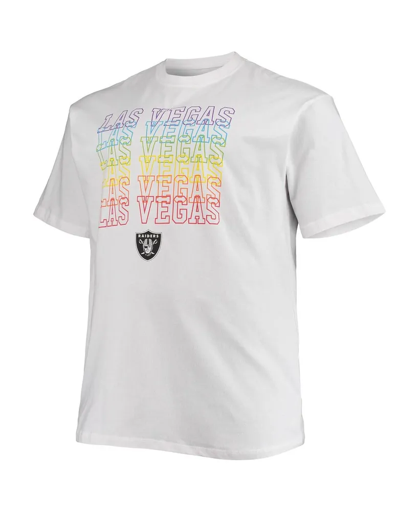 Men's Fanatics White Las Vegas Raiders Big and Tall City Pride T-shirt