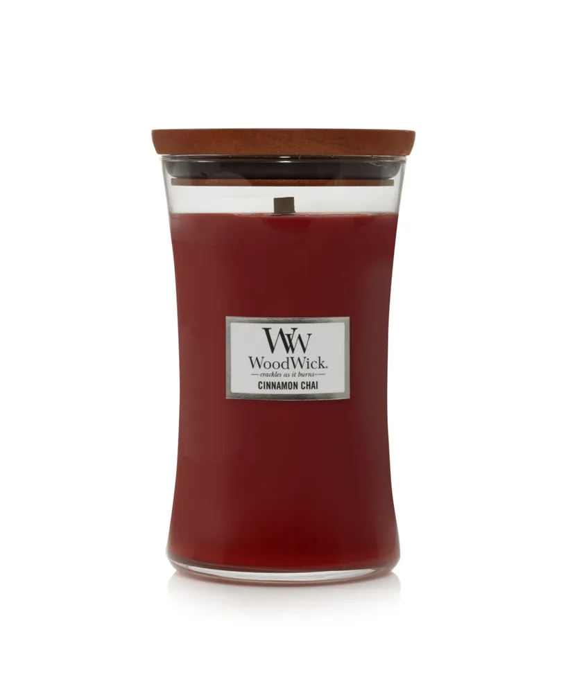 WoodWick Large Jar Cinnamon Chai Candle