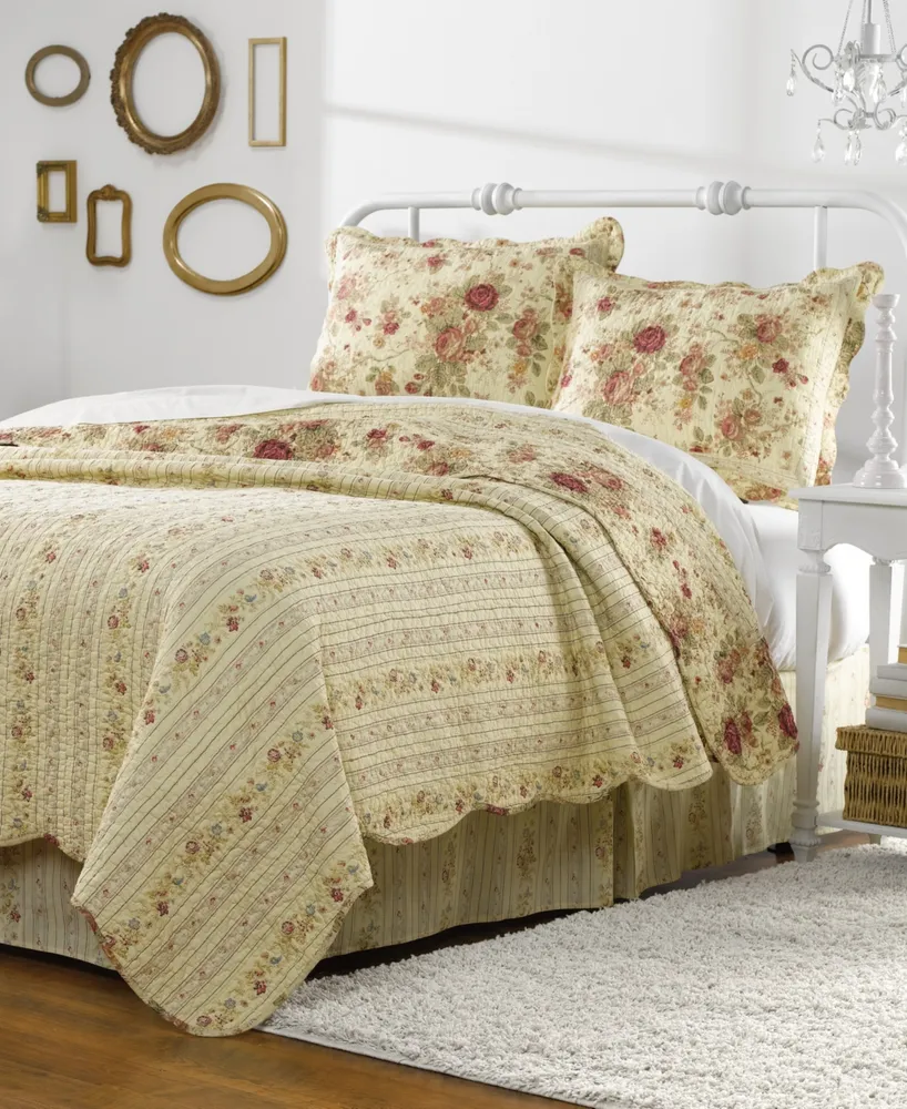 Greenland Home Fashions Antique Quilt Set, 2-Piece Twin