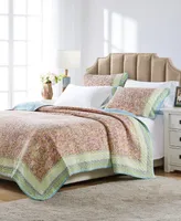 Greenland Home Fashions Palisades Pastel Quilt Set