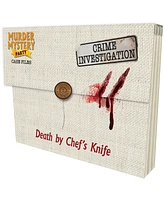 University Games Mystery Party Case Files - Death by Chef's Knife Puzzle Set, 52 Piece