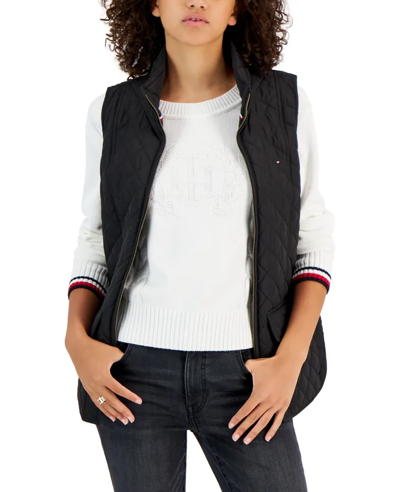 Tommy Hilfiger Women's Quilted Zip Front Vest