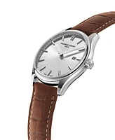 Frederique Constant Men's Swiss Classics Brown Leather Strap Watch 40mm