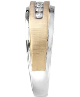 Men's Diamond 7-Stone Wedding Band (1/4 ct. t.w.) in 10k Gold