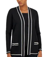 Anne Klein Women's Malibu Piped Cardigan