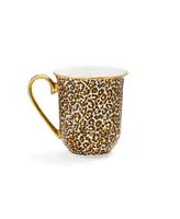 Spode Creatures of Curiosity Leopard Mug, 12 Oz