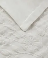 Laura Ashley Rowland Matelasse 2-Pc. Duvet Cover Set, Twin