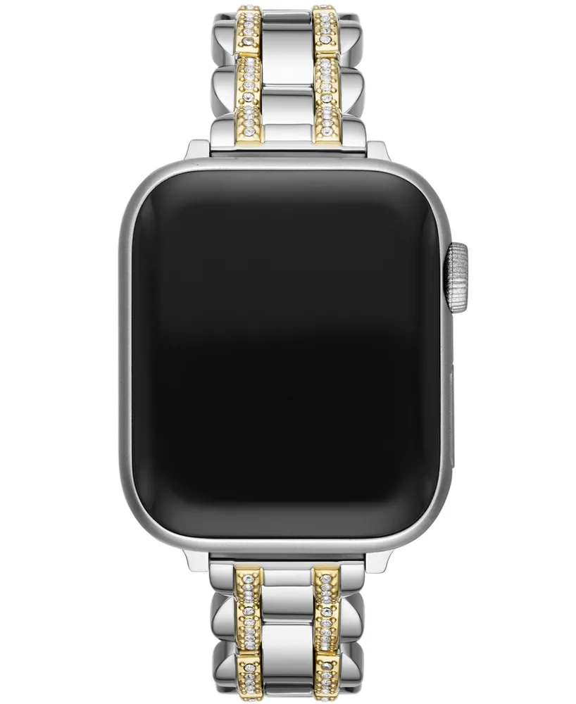 kate spade new york Pave Glitz Two-Hand Two-Tone Stainless Steel Bracelet Band for Apple Watch, 38mm, 40mm, 41mm