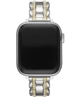 kate spade new york Pave Glitz Two-Hand Two-Tone Stainless Steel Bracelet Band for Apple Watch, 38mm, 40mm, 41mm