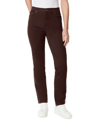 Gloria Vanderbilt Petite Amanda High Rise Straight-Leg Jeans