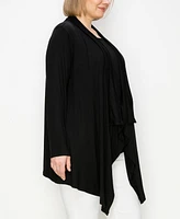 Coin 1804 Plus Flyaway Cardigan Sweater