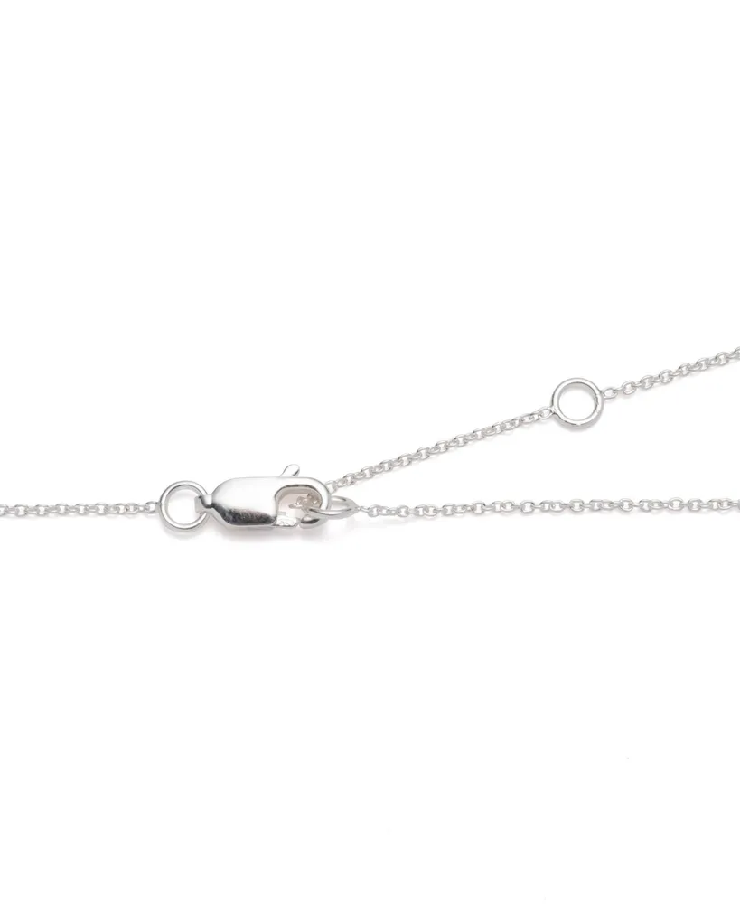 Lauren Ralph Lauren Sterling Silver and Cubic Zirconia Pendant Necklace