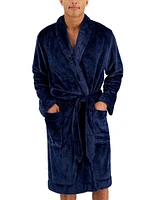 Club Room Men's Plush Pajama Robe, Created for Macy's