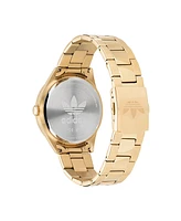 adidas Unisex Three Hand Edition Three -Tone Stainless Steel Bracelet Watch 41mm