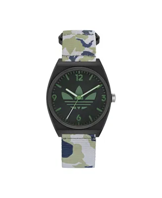 adidas Unisex Three Hand Project Two Camo Fabric Fastwrap Watch 38mm