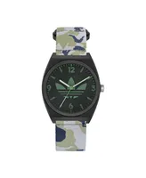 adidas Unisex Three Hand Project Two Camo Fabric Fastwrap Watch 38mm