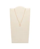 Lane Heart Stainless Steel Necklace - Rose Gold