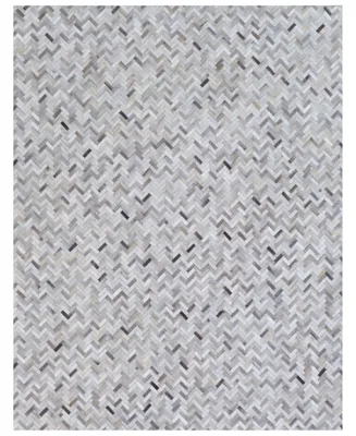 Exquisite Rugs Mosaic ER4056 8' x 11' Area Rug - Silver