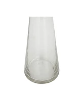 The Novogratz Glass Pillar Candle Holder, Set of 3