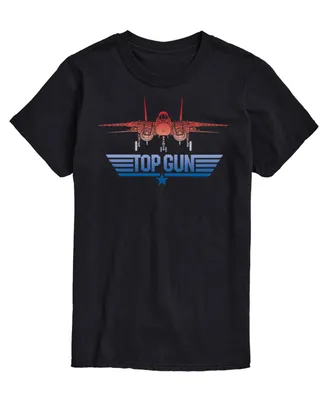 Men's Top Gun Logo Plane Printed T-shirt
