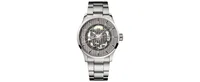 Mido Men's Swiss Automatic Multifort Skeleton Vertigo Stainless Steel Bracelet Watch 42mm