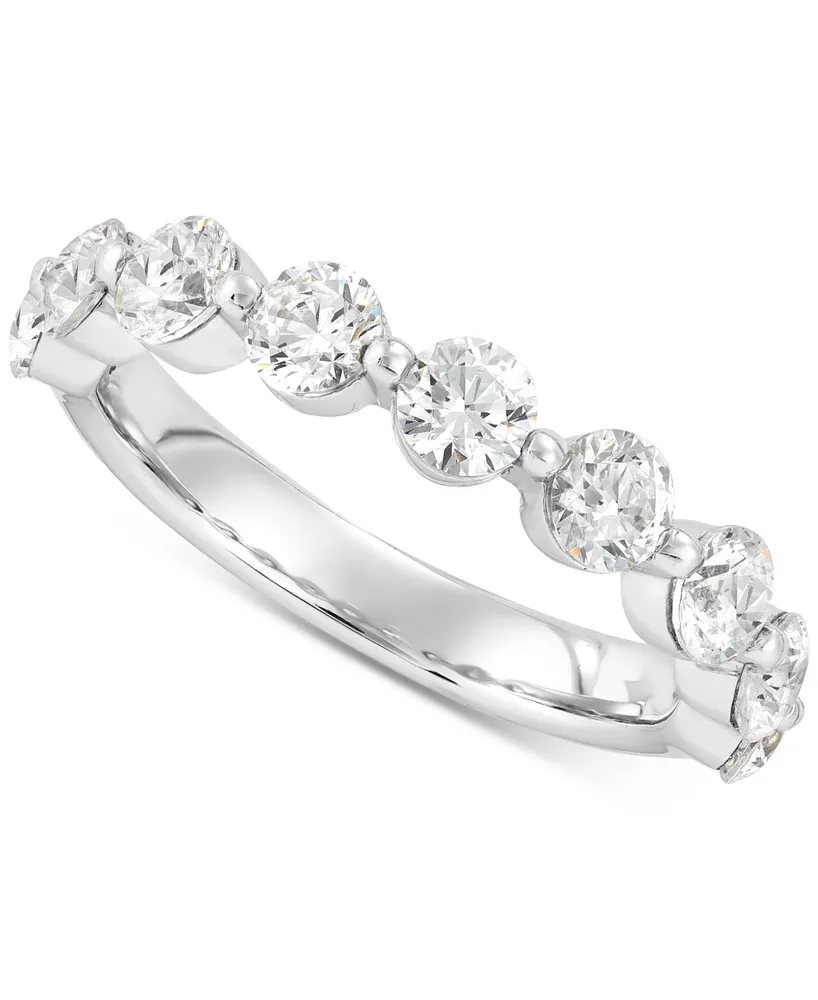 Grown With Love Igi Certified Lab Grown Diamond Band (1-5/8 ct. t.w.) in 14k White Gold