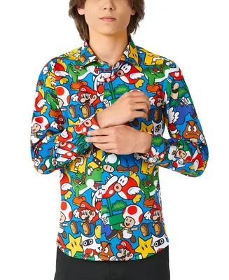 OppoSuits Big Boys Super Mario Licensed Nintendo Shirt