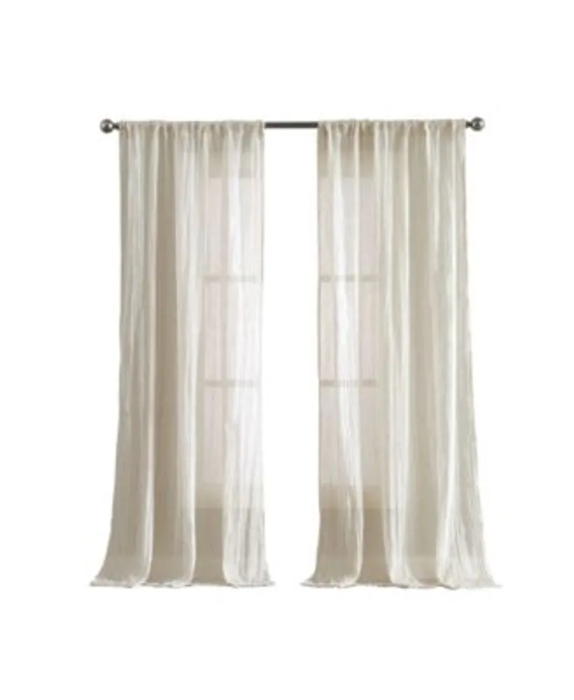 French Connection Charter Crushed Semi Sheer Window Collection