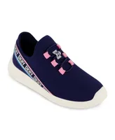 Dkny Big Girls Elastic Laces Slip On Athletic Sneakers