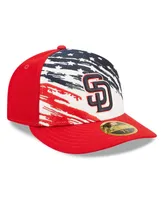 Men's New Era Red San Diego Padres 2022 4th of July Low Profile 59FIFTY Fitted Hat