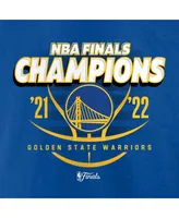 Men's Fanatics Royal Golden State Warriors 2022 Nba Finals Champions Lead the Change T-shirt